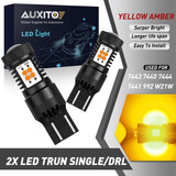 2x 7443 7440 7444 7441 Car Led Drl Trun Single Light Bul Aab