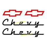 Calcomania Chevy Chev Clasica Paqueta Accesorios Camioneta