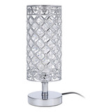 Lámpara De Mesa Decorativa Tomshine Crystal Shop Light Con C