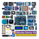 Sunfounder Kit De Sensor Definitivo Con Arduino Uno R4 Mini.