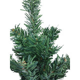 Arvore De Natal Pequena Mesa Verde 30cm 25 Galhos Com Festão