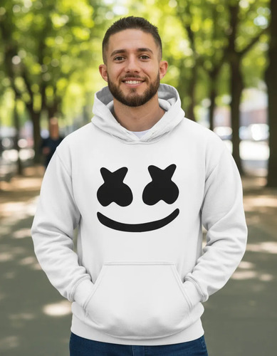 Sudadera Con Gorro Hoodie Para Hombre Dj Marsh Marshmello  | Envío gratis