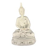 Buda Tibetano Tailandes Sidarta Hindu Estatueta Resina 12 Cm