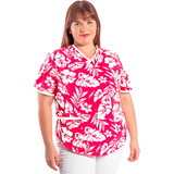 Chaqueta Medica Mujer Ajustable Flores T. Grandes- Presente!