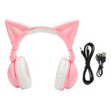 Fone De Ouvido Bluetooth Cat Ear Estéreo Cute De Alta Sensib