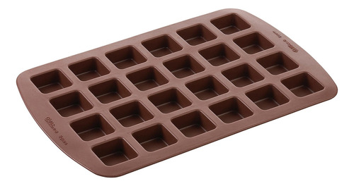 Wilton, Molde De Silicón Para Brownies, 24 Cavidades