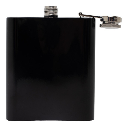 Cantil Inox Whisky Personalizado - Preto