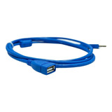 Cabo Extensor Usb Macho Para Usb Femea 3 Metros