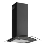 Avera Campana Extractora (60cm). Acero Inox Y Vidrio. Cev60 Color Negro