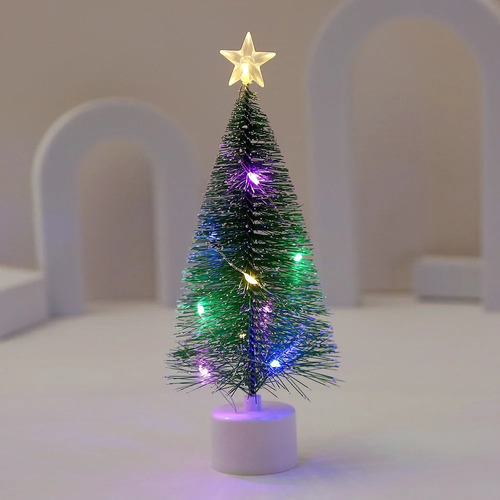 Mini Árbol De Navidad Con Luces