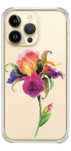 Capinha Compativel Modelos iPhone Flor Colorida 0946