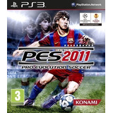 Jogo Pro Evolution Soccer 2011 Pes Ps3 Playstation 3 Futebol