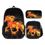 Kxzoylm Mochilas De Caballo Para Niñas, Paquete De 3 Piezas 