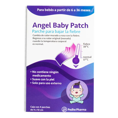 Angel Baby Patch Caja C\u002F4 Parches, 4x10cm P\u002Fbajar La Fiebre | MercadoLibre