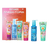 Amika Mask-topia Set De Mascarillas Capilares Hidratantes Y 