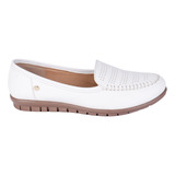 Zapato Confort Fratello Color Blanco Para Mujer 1476