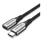 Cabo Extensor Usb C 3.1 Extensao Hd Externo Pc 50cm Vention