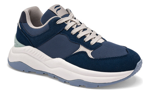 Tenis Mujer Flexi 124901 Azul 120-554