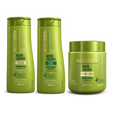 Kit Nutri Cachos Bio Extratus Shampoo Cond 250g Mascara 500g