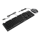 Juego De Teclado + Ratón Ruso Inglés General Mecánico Ñ