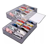 Organizador Para Zapatos Ropa Interior Bajo Cama X12 Div.