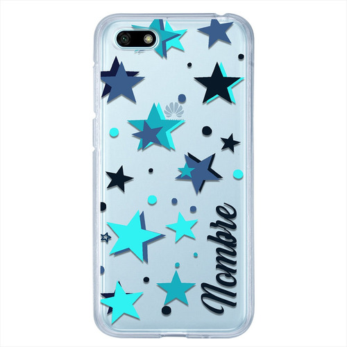 Funda Para Huawei Estrellas Personalizada Con Tu Nombre