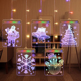 3d Colgante Decoración Luces De Navidad Cortina Lámpara