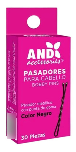 Pasadores De Cabello Con Punta De Goma Broche Rizado 30 Pzas