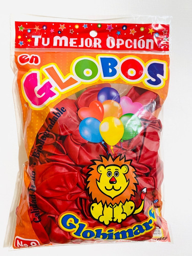 100 Globos De Latex No.9  Por Color O Surtido