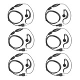 Walkie Talkie Headset For Midland, 2 Pin G Shape Clip-ear Wa