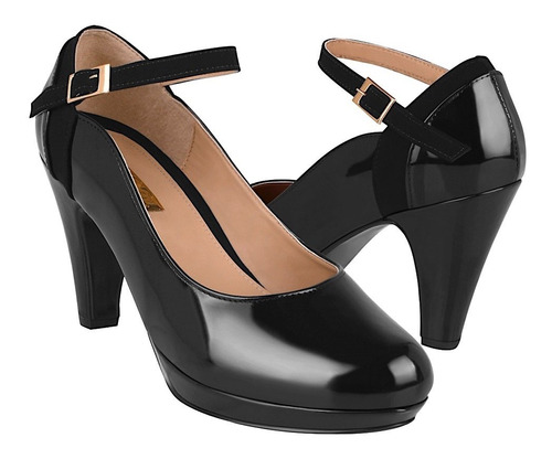 Tacones Dama Stylo 722 Charol Negro