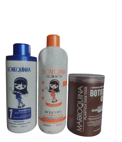 Kit Monoplastia Capilar Bonequinha Escandalosa + B-tox