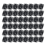 Juego De 48 Bisagras Plegables De Metal Antrader, 25 X 20 Mm