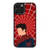 Funda Para Celular Spiderman Andrew Garfield Fondo Telaraña