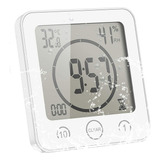 Reloj De Baño, Despertador Digital Lcd For Ducha, Termômet