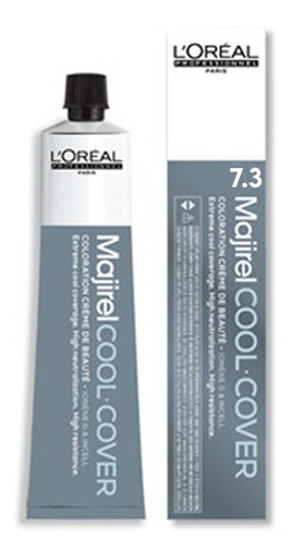  Tintura Loreal Profesional Majirel Cool Cover 50gr Cabello Tono 7.3