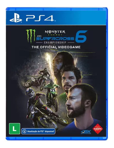 Juego Multimedia Físico Monster Energy Supercross 6 Para Ps4 Milestone