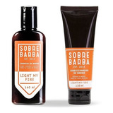 Kit Sobrebarba Shampoo E Condicionador Para Barba Light My F