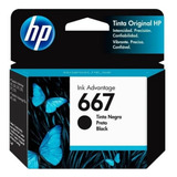 Cartucho Hp 667  Negro Original