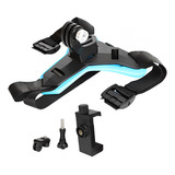 Suporte Capacete Moto Câmera Celular Galaxy Gopro Ios Queixo