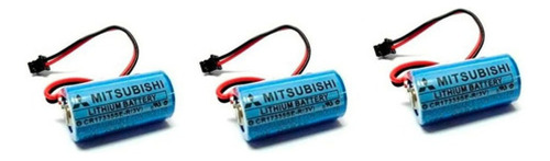 Kit 3 Baterias Cnc Mitsubishi Cr17335se-r Q6bat 1800mah 3v