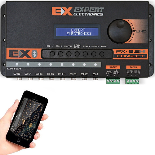 Processador Expert Px8.2hi Connect 8 Canais Com Bluetooth 