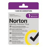 Norton Identity Advisor Plus 1 Usuário 12 M Entrega Rápida