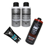 Kit Combo Tróia Hair Shampoo Condicionador + Shaving + Balm