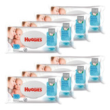 Toallas Húmedas Huggies Puro Y Natural 8 Unidades X 80