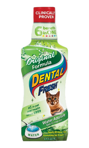 Dental Fresh Gatos Gatos 327ml . No Mas Mal Aliento