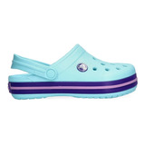 Crocs Originales Modelo Crocband Clog Niños - Celeste