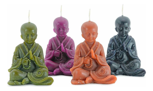 Velas Zen Relajacion Buda Kuan Yin Aromáticas X 8 Unidades