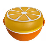 Porta Comidas Almuerzo Recipiente Cocina Forma De Naranja