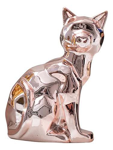 Estatua Decorativa De Gato, Estatua Moderna Simple, Adorno